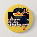 Search for 1950s badges Black and white