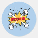 Search for classic style stickers Superhero