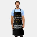 Search for funny 70th birthday aprons For him