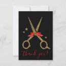 Search for thank you note business cards Glitter
