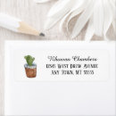 Search for cactus return address labels Southwest