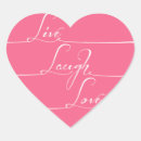 Search for live laugh love stickers Pink