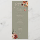 Search for blush and sage green wedding menus Modern