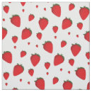 Search for red strawberries fabric Pattern