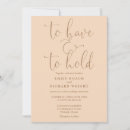 Search for to have and to hold wedding invitations Simple