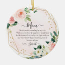 Search for thank you mom christmas tree decorations From bride