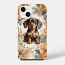 Search for dachshund puppy iphone cases Floral