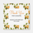 Search for orange fruit magnets Green leaves