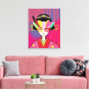 Search for geisha canvas prints Kimono