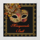Search for masquerade halloween invitations Black