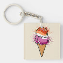 Search for cute ice cream key rings Rainbow