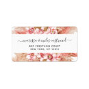 Search for pink and black return address labels Modern