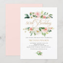 Search for pretty 50th birthday invitations Botanical