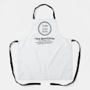 Search for cafe aprons Black and white