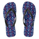 Search for red white and blue flipflops Pattern