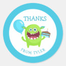 Search for little monsters stickers Party