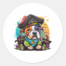 Search for pirate dog stickers Wolf