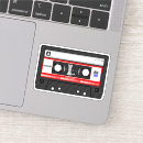 Search for audio cassette tapes stickers Mix tape