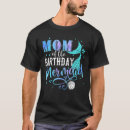 Search for mermaid birthday party tshirts Mum