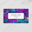 Search for abstract art business cards White