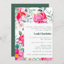 Search for flower bar bat mitzvah invitations Floral
