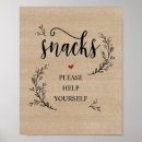 Search for snacks sign wedding signs Rustic