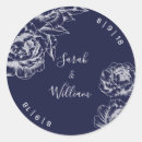 Search for navy flower stickers Peony