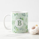 Search for watercolor leaves mugs Bridal shower