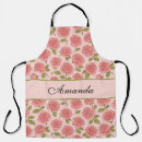 Search for romantic floral design aprons Rose pattern
