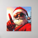 Search for santa canvas prints Xmas