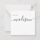 Search for monogram square note cards Simple
