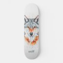 Search for wolf skateboards Illustration