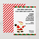 Search for bowling christmas invitations Santa claus