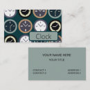 Search for clock business cards Repair