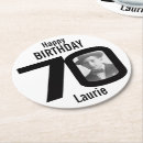 Search for 70th birthday coasters White