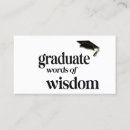 Search for college graduate business cards High school