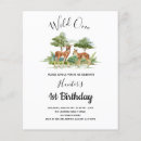 Search for baby deer birthday invitations Gender neutral