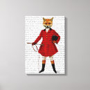 Search for fox canvas prints Contemporary