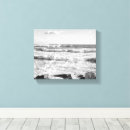 Search for black and white waves canvas prints Grey