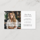 Search for consultant business cards Sophisticated
