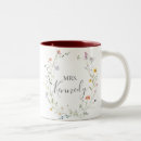 Search for watercolor leaf mugs Bride