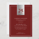 Search for maroon and silver invitations Party