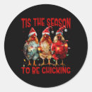 Search for santa chicken stickers Christmas tree