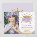 Search for royal purple invitations Glitter