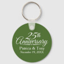 Search for 25th anniversary key rings Elegant