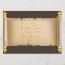Search for dark 7x5 invitations Gold