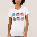 Search for pattern owl womens tshirts Colourful