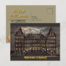Search for spooky haunted house postcards Vintage