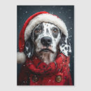 Search for dalmatian christmas cards Santa claus