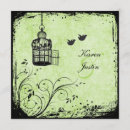 Search for bird cage wedding invitations Whimsical